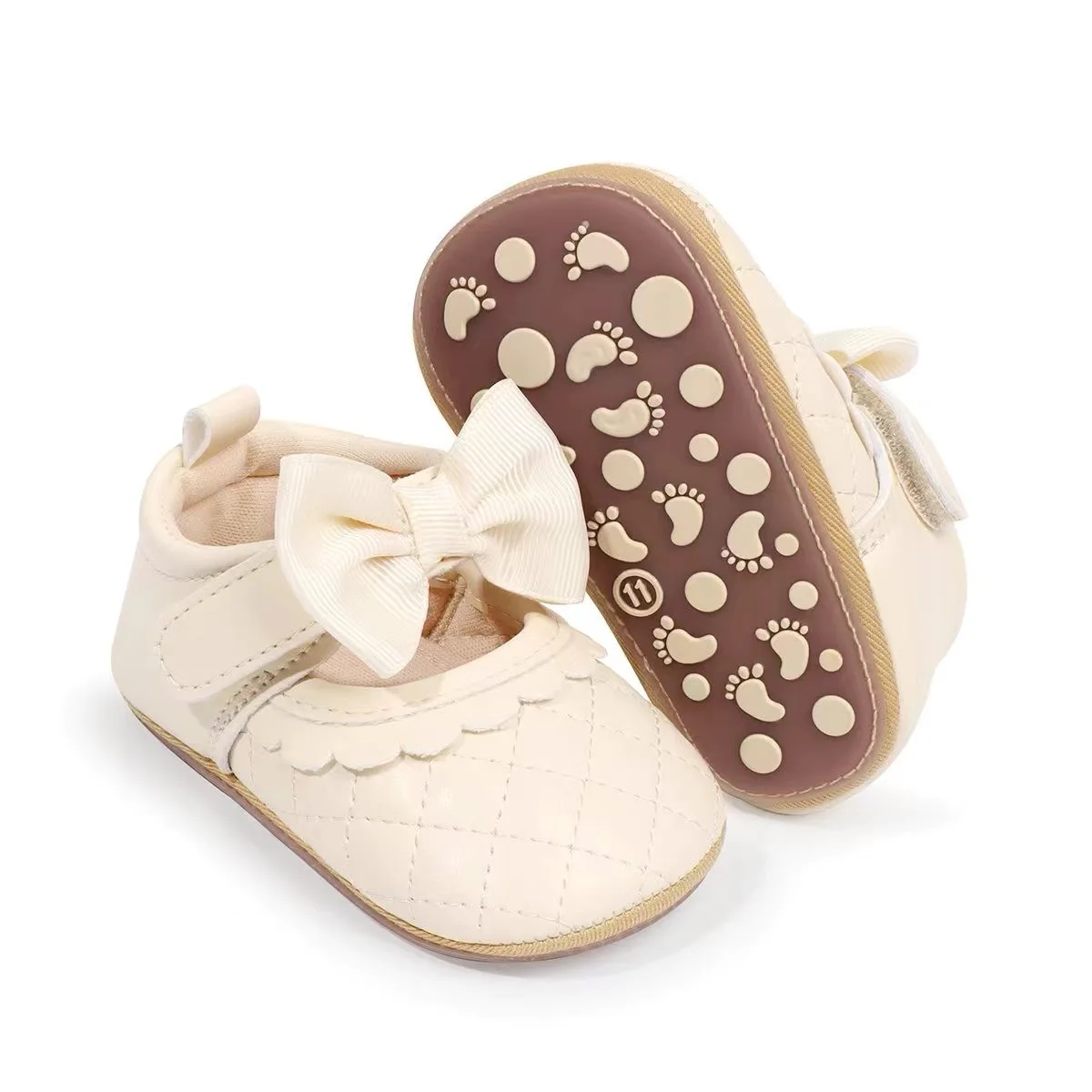 Quilted Bow Princess Shoes ছবি 3