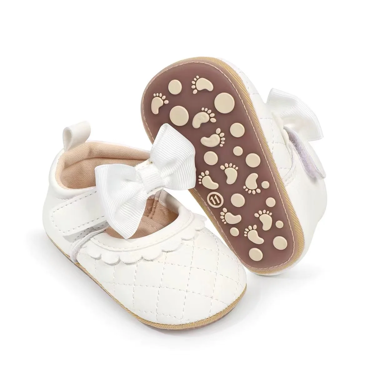Quilted Bow Princess Shoes ছবি 4
