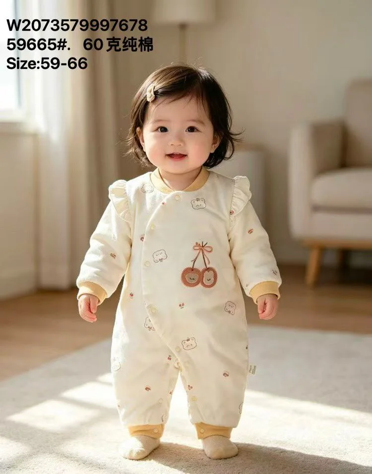 Printed Cotton Romper ছবি 1